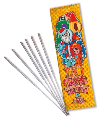 170 мм. Экстра Бенгальские огни купить в Грозном | groznyj.salutsklad.ru