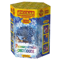 Разноцветные снежинки New Фейерверк купить в Грозном | groznyj.salutsklad.ru