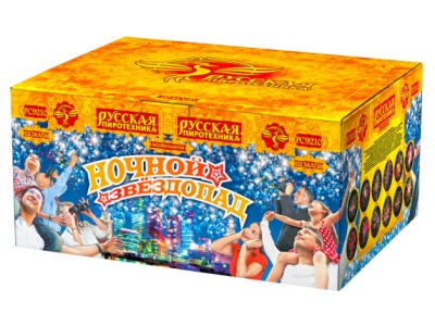 Ночной звездопад Комбинированный Фейерверк купить в Грозном | groznyj.salutsklad.ru