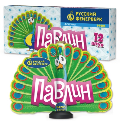 Павлин F Пиротехнический фонтан купить в Грозном | groznyj.salutsklad.ru