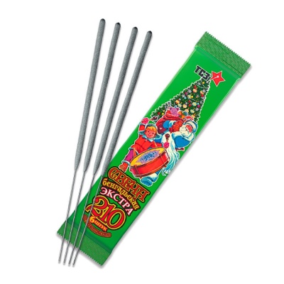 210 мм. Экстра Бенгальские огни купить в Грозном | groznyj.salutsklad.ru