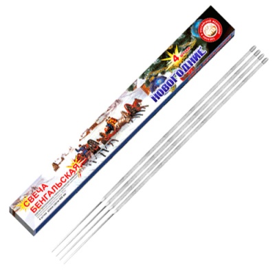 Новогодние 400-4 мм. Бенгальские огни купить в Грозном | groznyj.salutsklad.ru